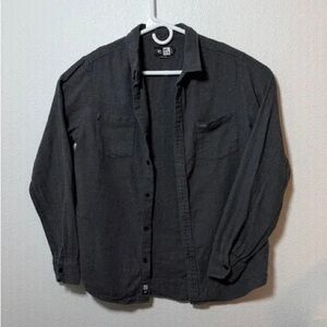 Dark Gray Button-Up Shirt